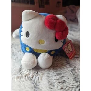 Sanrio blue square super soft Hello Kitty plush
